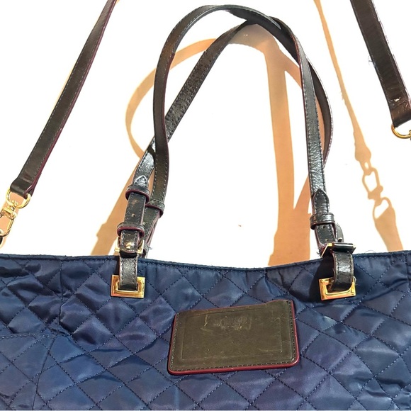 MZ Wallace navy blue nlyon satchel handbag - Picture 8 of 14